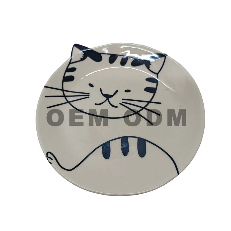 Tigela de cerâmica para animais de estimação para gatos